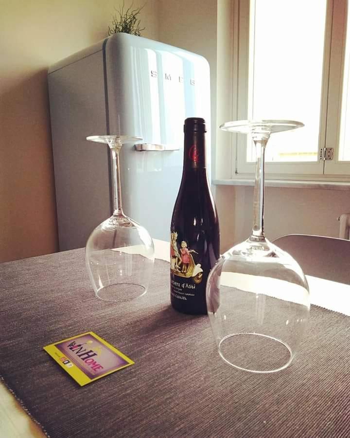 Vinhome Bilocale Con Garage Privato Alba Centro エクステリア 写真